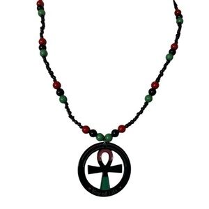 Key of Life - Ankh Beaded Necklace